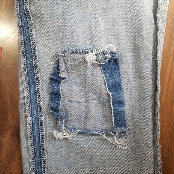 Adriano Goldschmied the Middi Ankle Distressed Mid Rise Skinny Blue Jeans - Picture 11 of 16